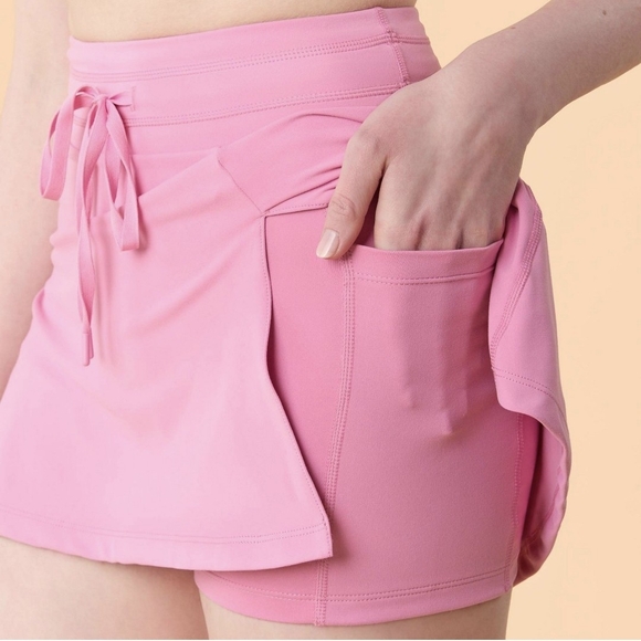 New Blogilates Women's Trailblaze Slit Skort Activewear Athletic Pink XS (0-2) - Picture 7 of 9